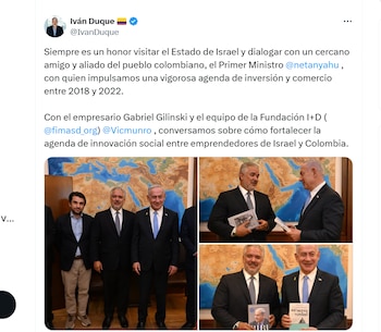 The ex -president presented his meeting