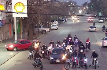 They kidnap 15 motorcycles and 3 exhaust pipes