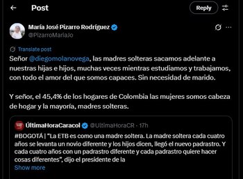 María José Pizarro attacked