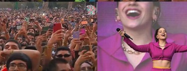 Rosalía performing in front of thousands of smartphones is the future of live music, teaching us how to enjoy a concert today