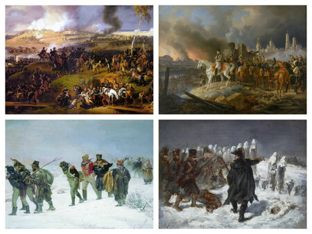 French Invasion of Russia Collage