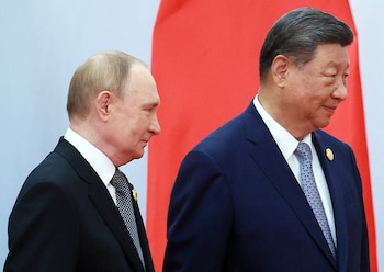 Russian President Vladimir Putin and Chinese President Xi Jinping