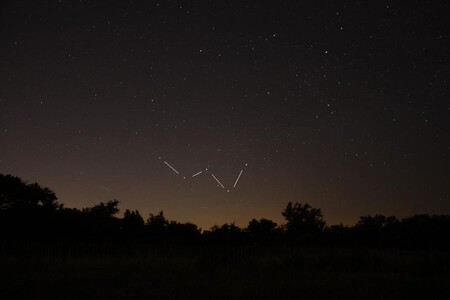 The constellation Cassiopeia
