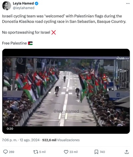 Cycling community's reactions