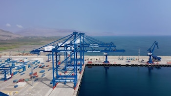 The port of Chancay is