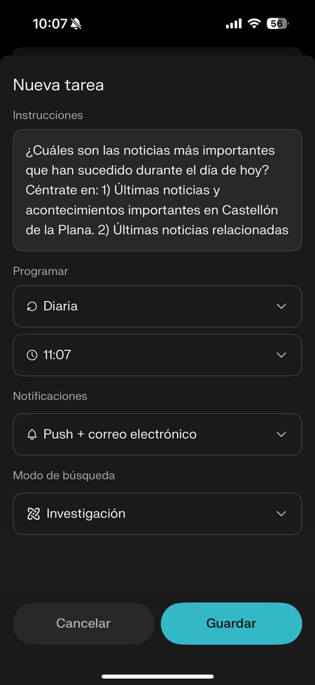 Task Configuration