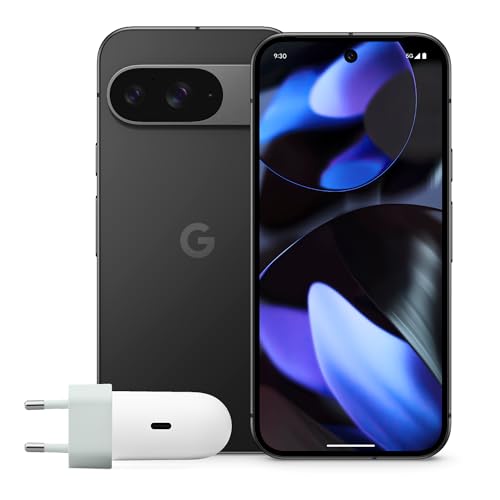 Google Pixel 9 with USB-C charger of 45 W, 128GB