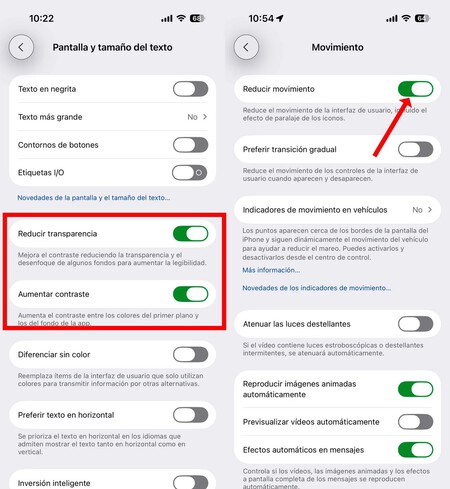 Reduce Transparency