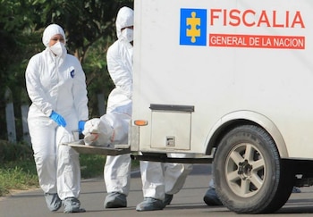 The body was transferred to