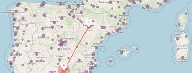 Temperature simulation map