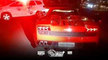 The Lamborghini in which Marques circulated