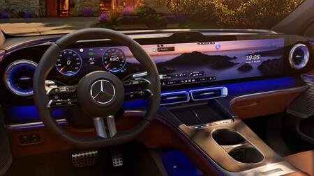 Mercedes flying