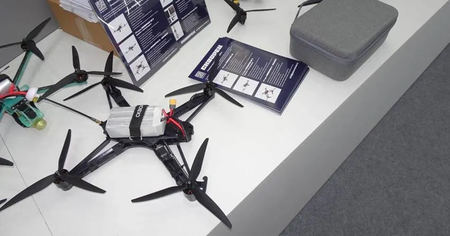 Cust manufactures several drones of the Skvorets FPV family, some with a high degree of automation.