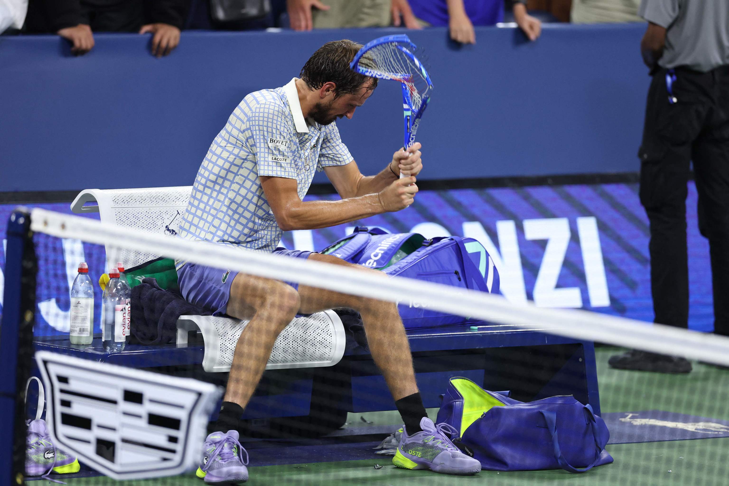 Tennis Players in Action