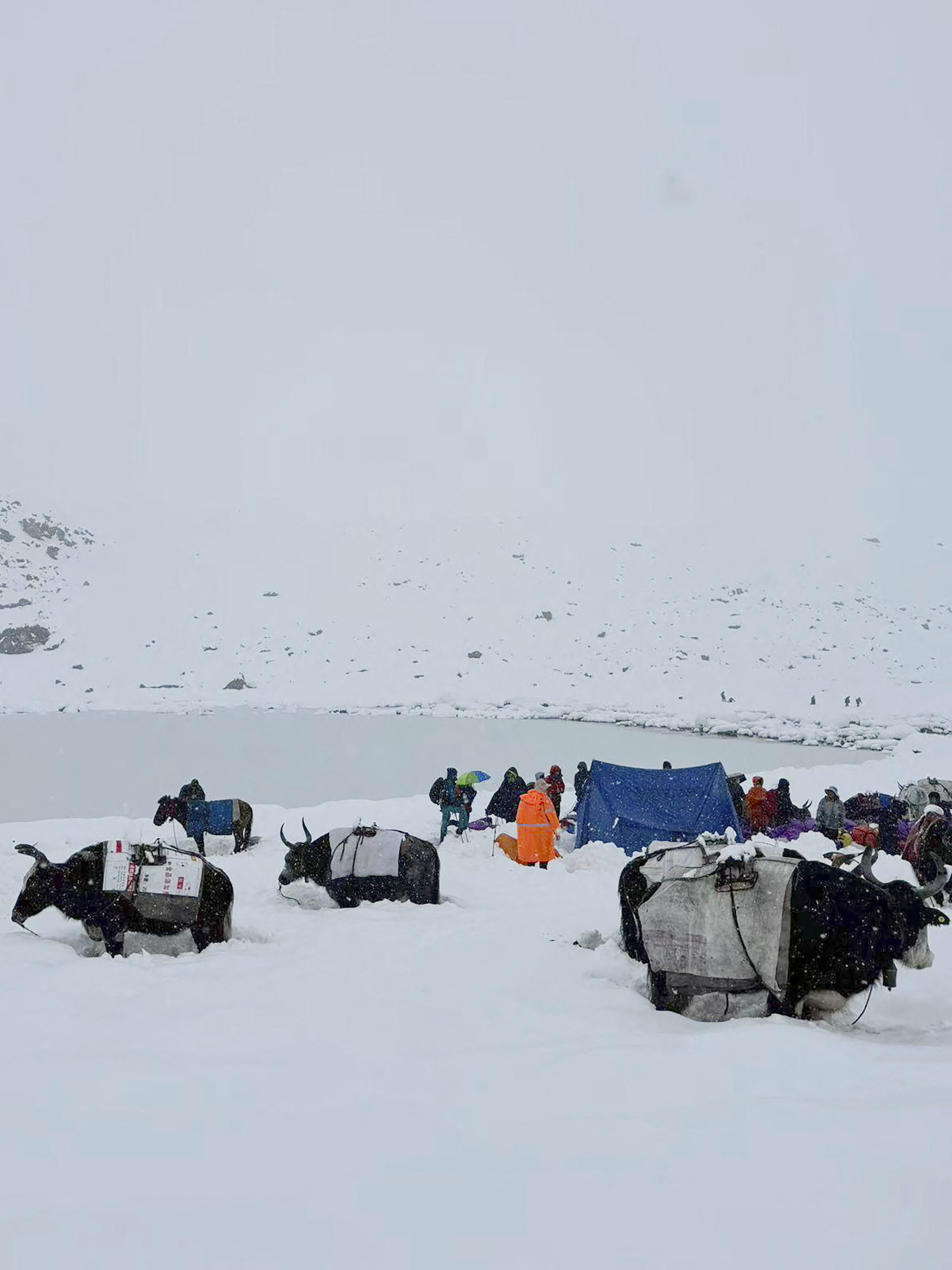 Trekking around the Everest area