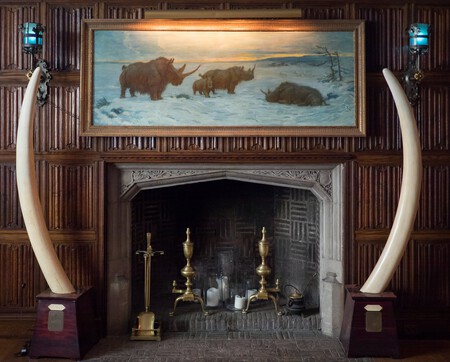 Explorers Club Fireplace