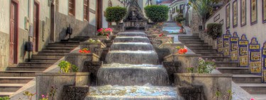 Urban waterfalls, traditional houses and a 16th-century mill