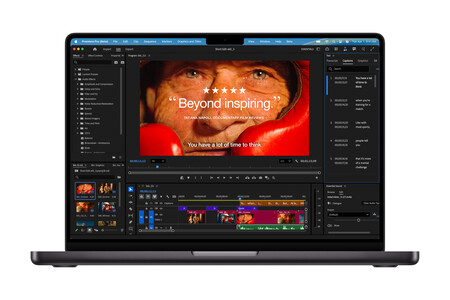 Apple MacBook Pro M5 in Adobe Premiere Pro