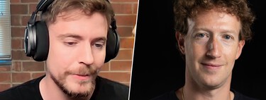 MrBeast and Mark Zuckerberg discussing languages and video experiences on Meta.