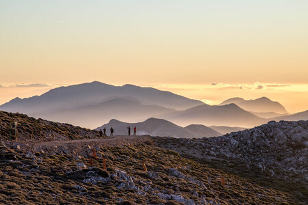 Sunset Over Sierra De Las Nieves