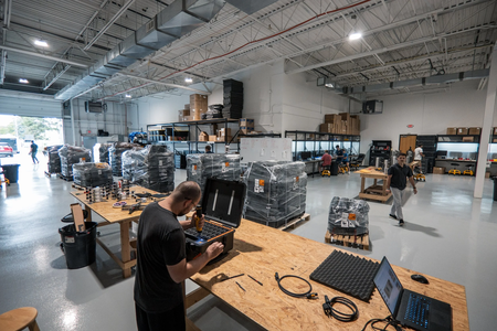 Swarm Defense Technologies factory in Michigan