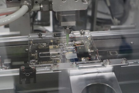 This image shows how thermal paste is applied completely autonomously | Image: Xataka