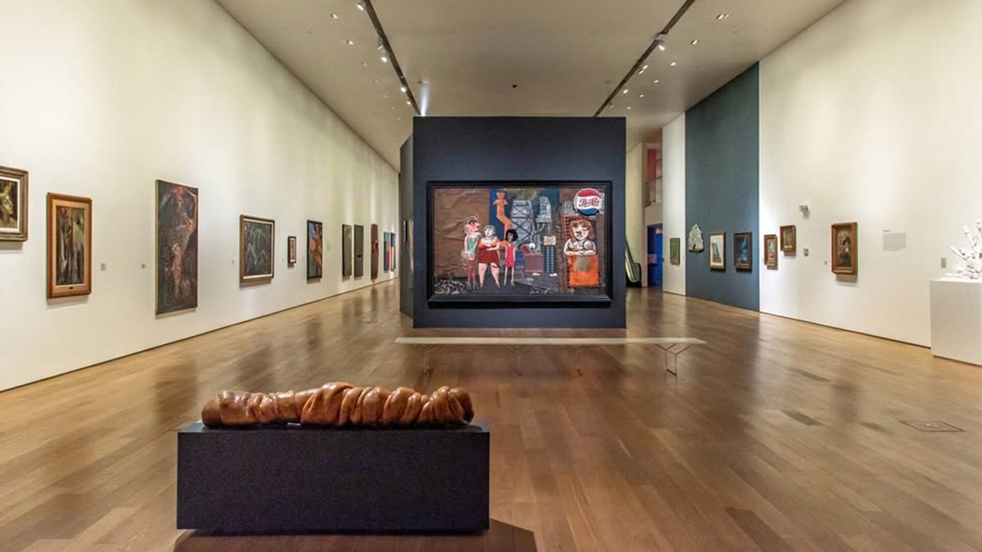 The exhibition brings together the museum's collection with private collections