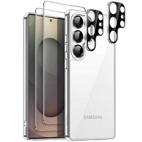 JETech 5 in 1 Case for Samsung Galaxy S25 Ultra 5G with 2 Screen Protectors