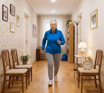 Walking speed is crucial.