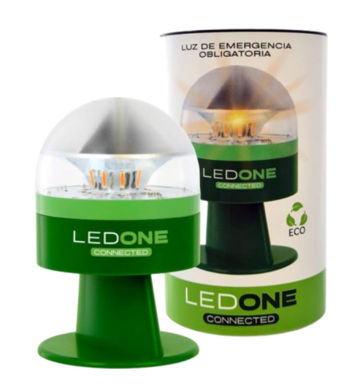 One v16 eco dgt 3.0 geolocated led emergency light