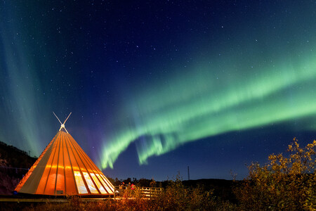 Narvik Arctic Train Winter Auroras