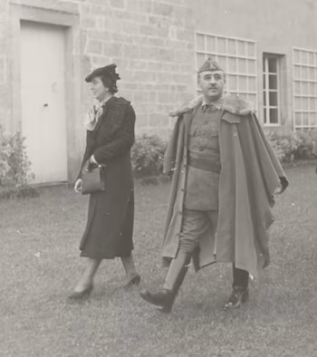The dictator Francisco Franco, together