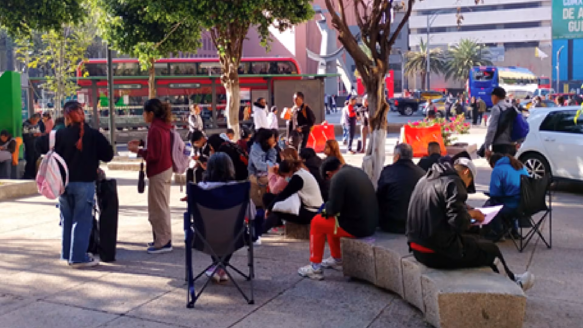 Fire emergency in Benito Juárez