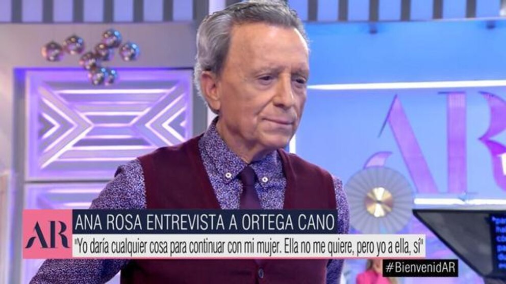 José Ortega Cano in an interview