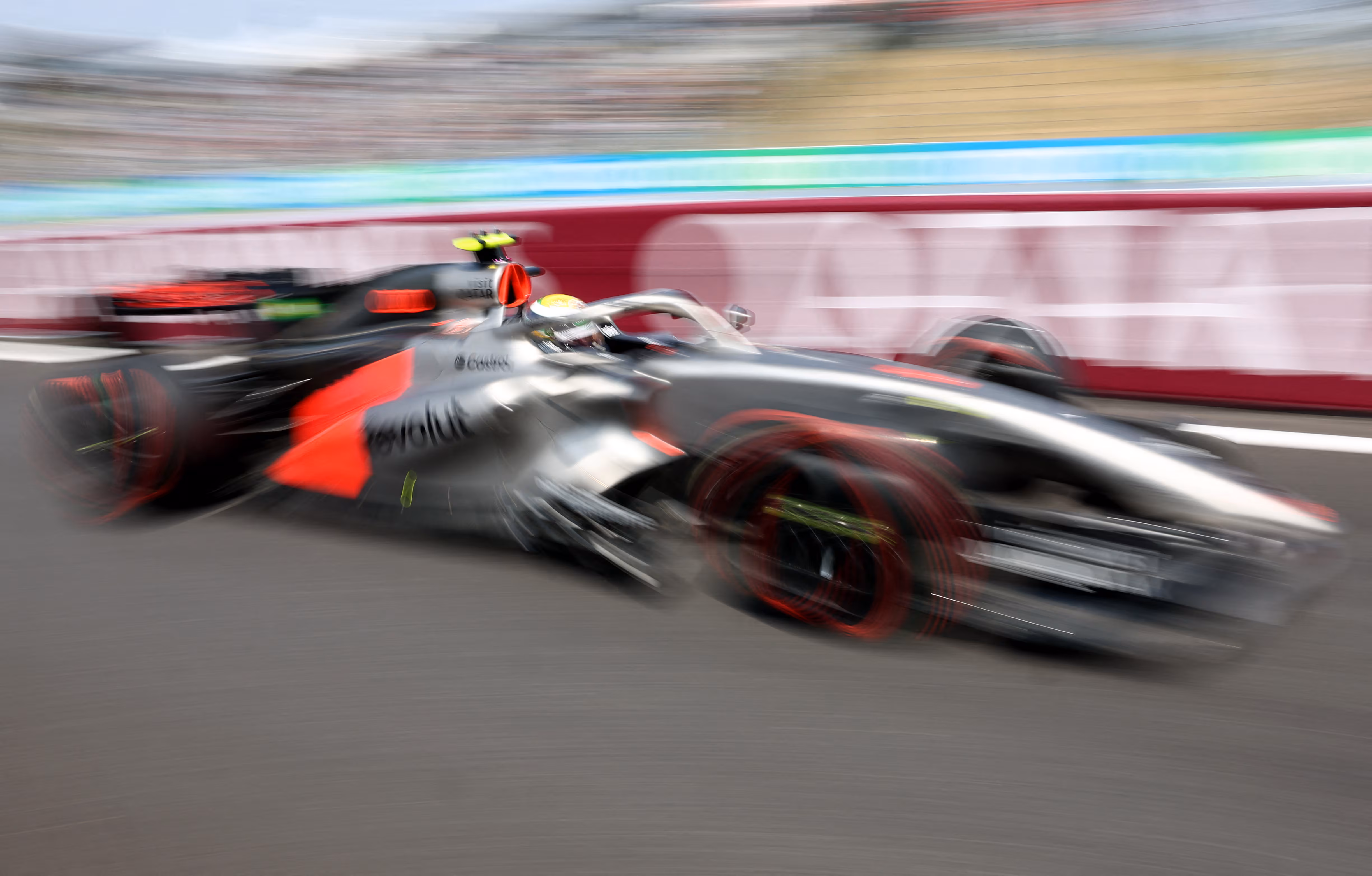 Gabriel Bortoleto's Audi (Photo: Reuters/Jakub Porzycki)