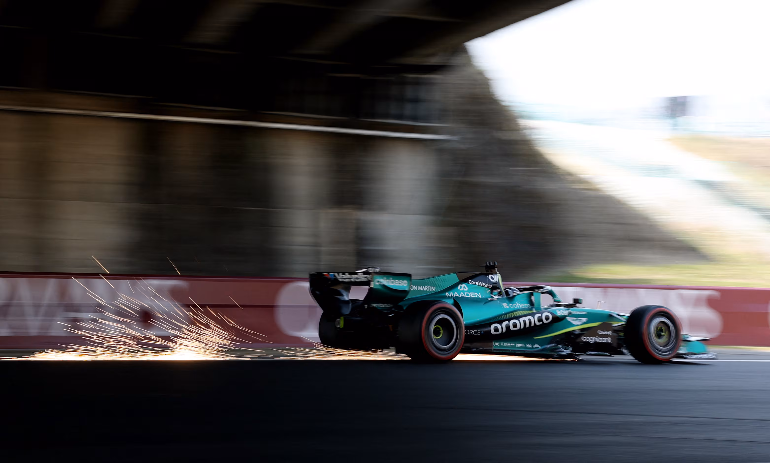 The Aston Martin, one of the cars with the most problems at the beginning of the year (Photo: Reuters/Issei Kato)