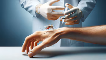 Dengue, transmitted by Aedes