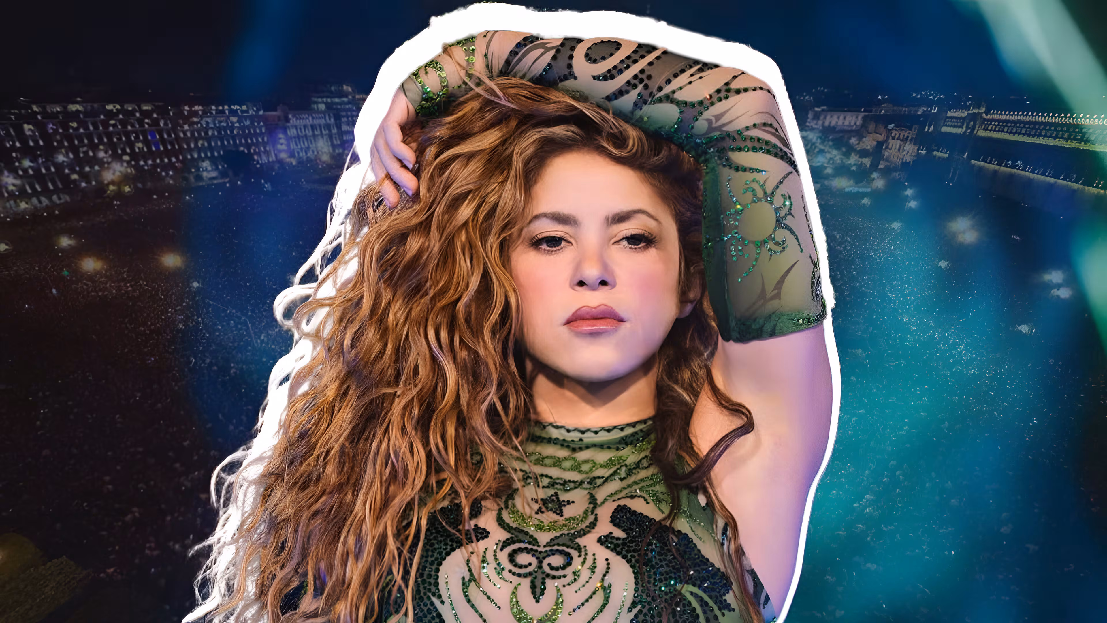 Global superstar Shakira poses for the camera as her long-awaited return to Mexico City's Zócalo in 2026 is confirmed, promising an unforgettable concert for her fans. (Infobae Mexico / Special)