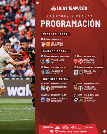 Schedule for date 11 of the 2026 Apertura Tournament