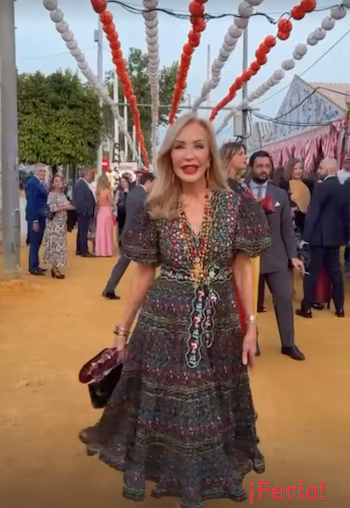 Carmen Lomana at the April Fair 2026 (INSTAGRAM).