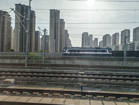 A train on the way to Wuhu | Image: Xataka