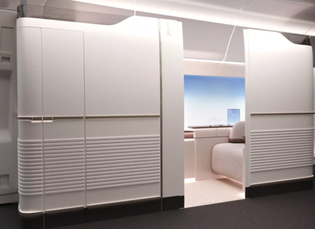Airbus First Class Lunch A350