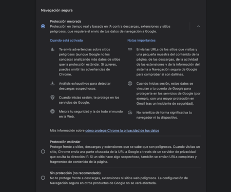 Google Chrome Protection