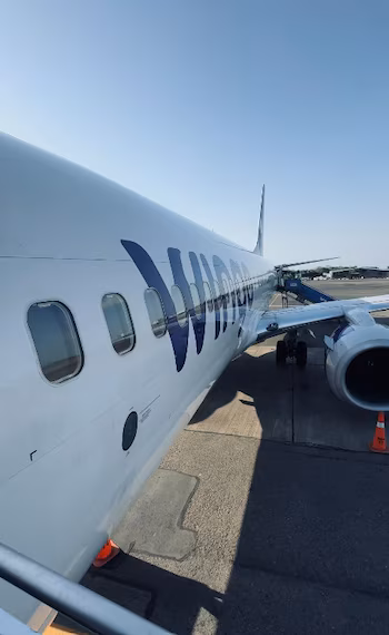 The in-flight emergency forces the deployment of protocols at Barranquilla airport - credit @vuelawingo/IG
