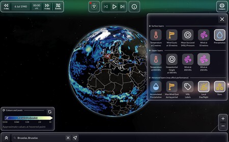Layers in Weather Replay for detailed analysis