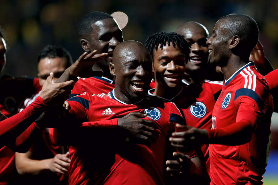 The only match between Colombia and Jordan - credit Anibal Greco-Archivo Latino/Colprensa