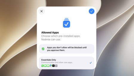 Apple parental controls