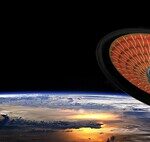 A YouTuber Builds a Flying Saucer from Scrap Materials in His Yard, and It Sails Down a River in Vietnam