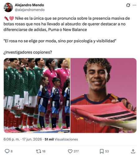 Pink soccer boots