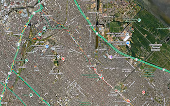 Google Maps - Indio Solari Funeral